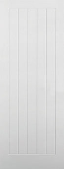 White Primed Vertical 5 Panel Primed Internal Fire Door FD30 Internal Fire Door LPD Doors 