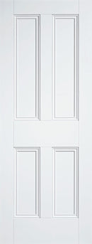 White Nostalgia 4 Panel Primed Internal Door Internal Door LPD Doors 