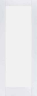 White Pattern 10 Frosted Glazed 1 Light Primed Internal Door Internal Door LPD Doors 