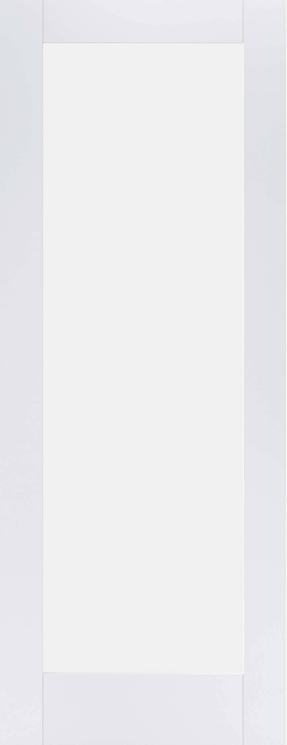 White Pattern 10 Frosted Glazed 1 Light Primed Internal Door Internal Door LPD Doors 