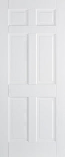 White Regency 6 Panel Primed Internal Door Internal Door LPD Doors 