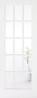 White SA Glazed 15 Light Primed Internal Door Internal Door LPD Doors 