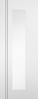 White Sierra Blanco Long Light Glazed Pre-Finished Internal Door Internal Door LPD Doors 