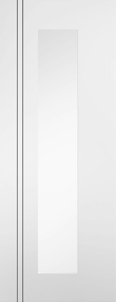 White Sierra Blanco Long Light Glazed Pre-Finished Internal Door Internal Door LPD Doors 
