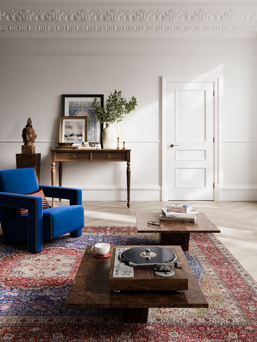 White Toledo Primed Internal Fire Door FD30 Internal Fire Door LPD Doors 