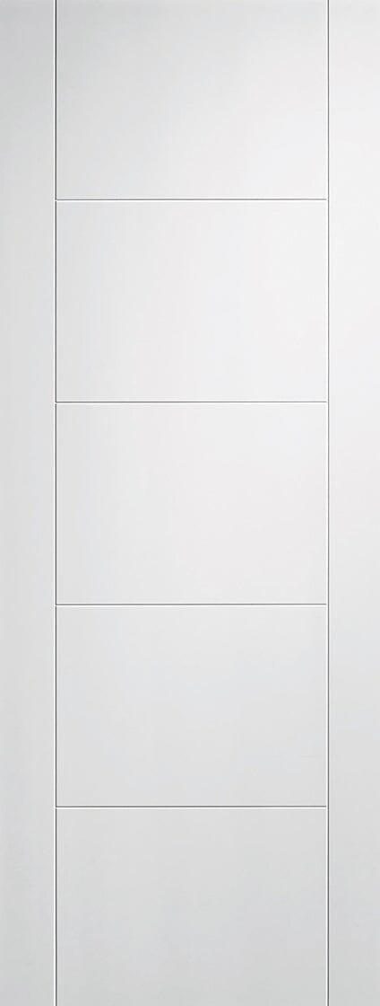 White Vancouver 5 Panel Primed Internal Fire Door FD60 Internal Fire Door LPD Doors 