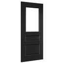 Windsor Black Prefinished Bevelled Glaze FSC Internal Door Internal Door Deanta 