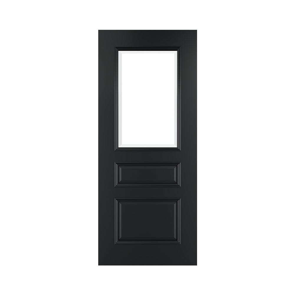 Windsor Black Prefinished Bevelled Glaze FSC Internal Door Internal Door Deanta 