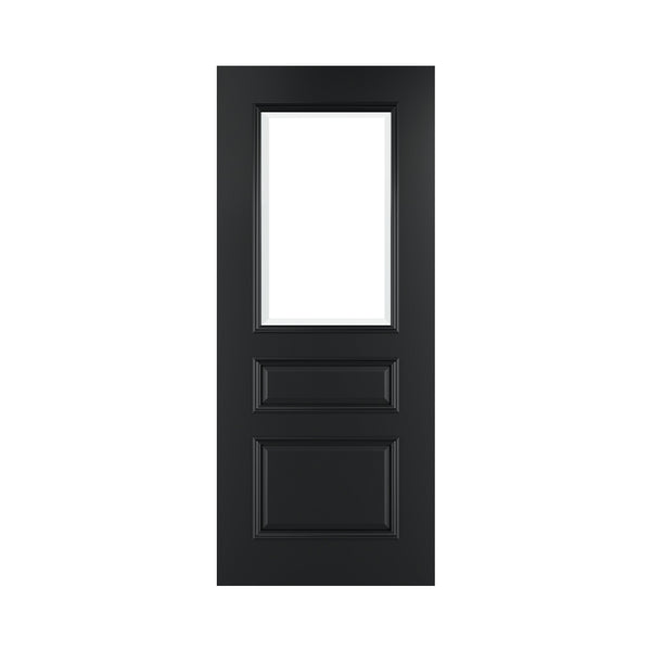 Windsor Black Prefinished Bevelled Glaze FSC Internal Door