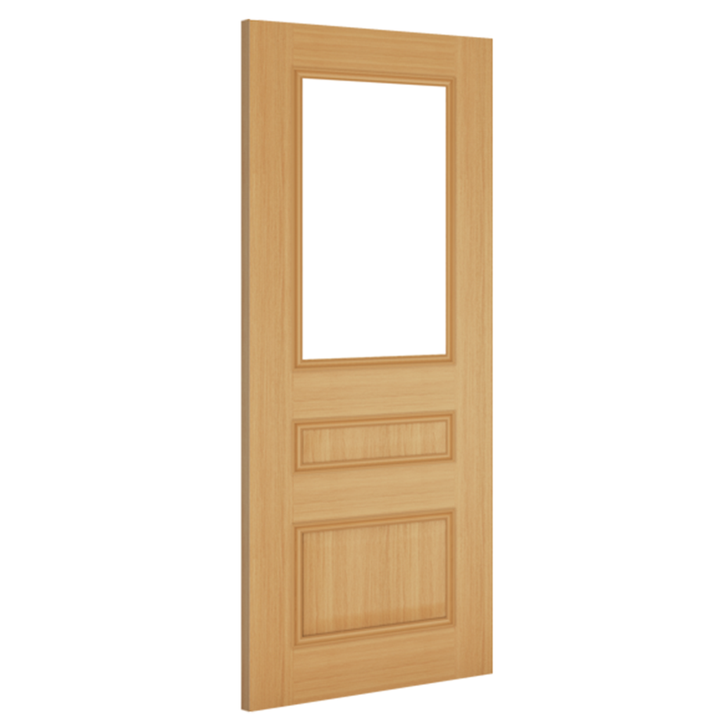 Windsor Prefinished Oak Bevelled Glazed FSC Internal Door