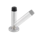 Wall Mounted Door Stop On Rose Concealed Fix Carlisle Brass Satin Chrome 