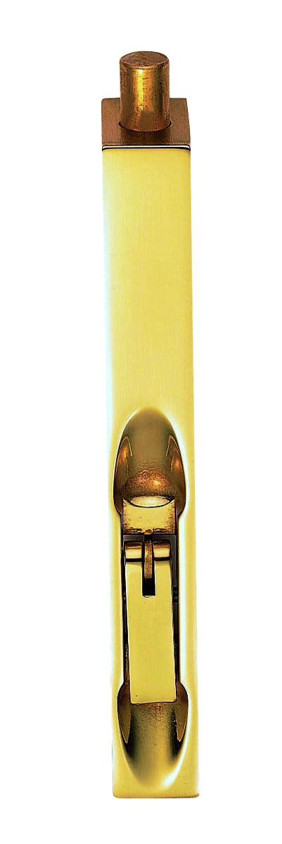 Lever Action Flush Bolt 152mm Polished Brass AA80