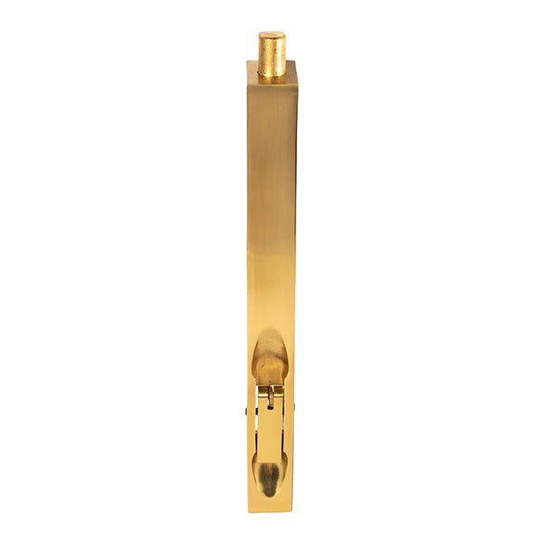 Lever Action Flush Bolt 204mm Polished Brass AA81