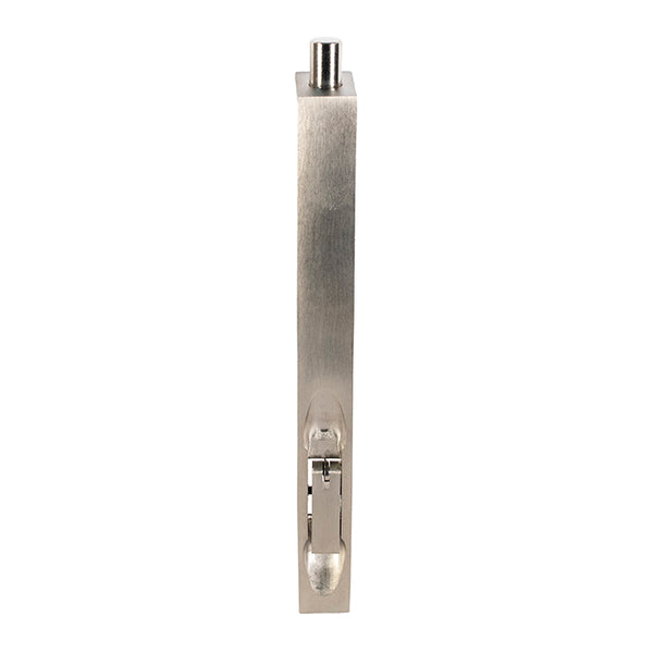 Lever Action Flush Bolt 204mm Satin Nickel AA81SN