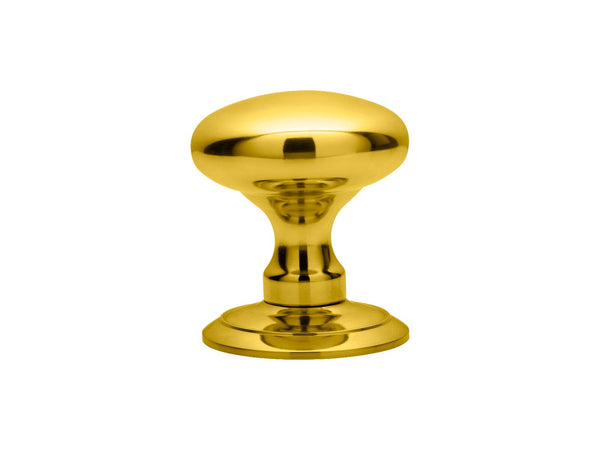 Ice Large Mortice Knob Mortice Knob Carlisle Brass Polished Brass 