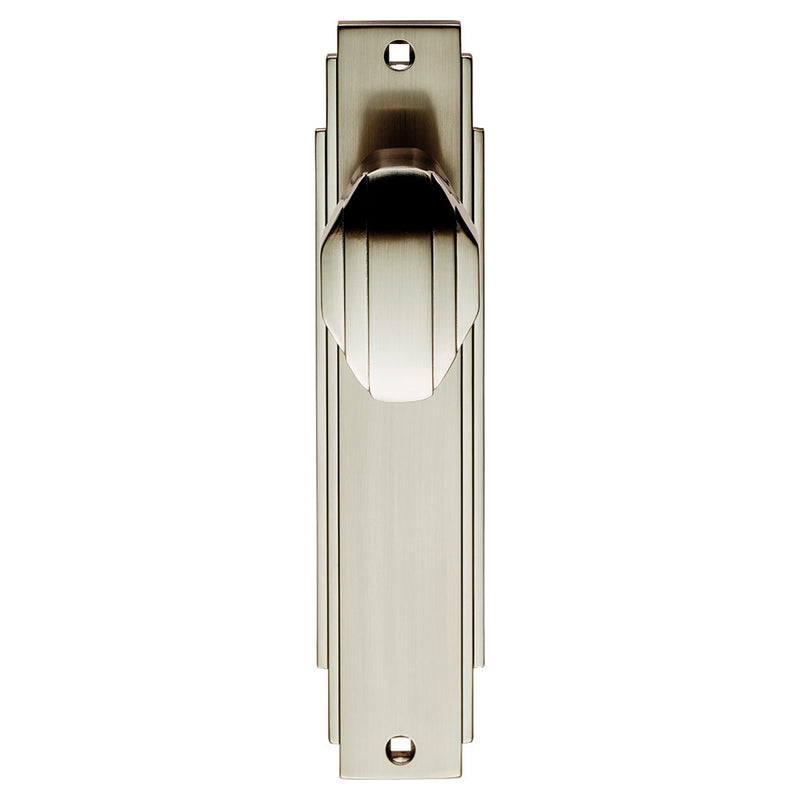 Art Deco Knob on Latch Backplate