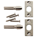 Security Hinge Bolt Set Security Bolt Eurospec Satin Stainless Steel 
