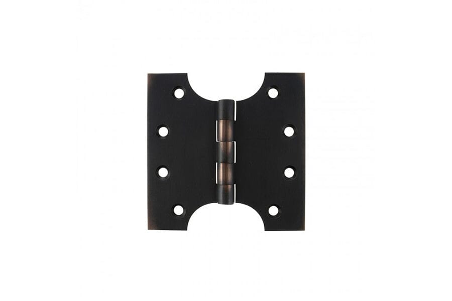 Atlantic (Solid Brass) Parliament Hinges 4" x 2" x 4mm Hinges Atlantic 4" x 2" x 4mm Pair Antique Copper