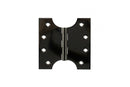 Atlantic (Solid Brass) Parliament Hinges 4" x 2" x 4mm Hinges Atlantic 4" x 2" x 4mm Pair Black Nickel