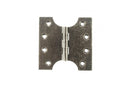 Atlantic (Solid Brass) Parliament Hinges 4" x 2" x 4mm Hinges Atlantic 4" x 2" x 4mm Pair Distressed Silver