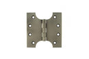 Atlantic (Solid Brass) Parliament Hinges 4" x 2" x 4mm Hinges Atlantic 4" x 2" x 4mm Pair Matt Gun Metal