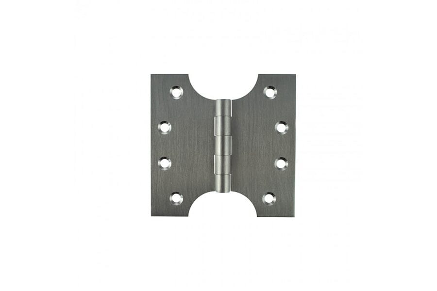 Atlantic (Solid Brass) Parliament Hinges 4" x 2" x 4mm Hinges Atlantic 4" x 2" x 4mm Pair Satin Chrome