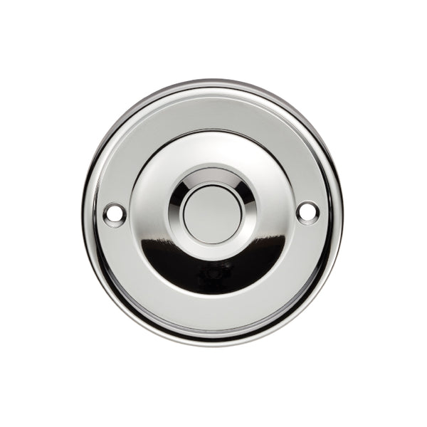 Round Bell Push Polished Chrome AQ30CP
