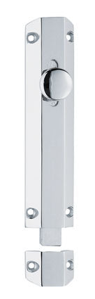 Surface Bolt 102mm Polished Chrome AQ81CP