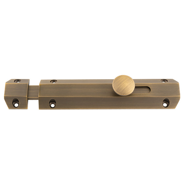 Surface Bolt 152mm Antique Brass AQ82AB