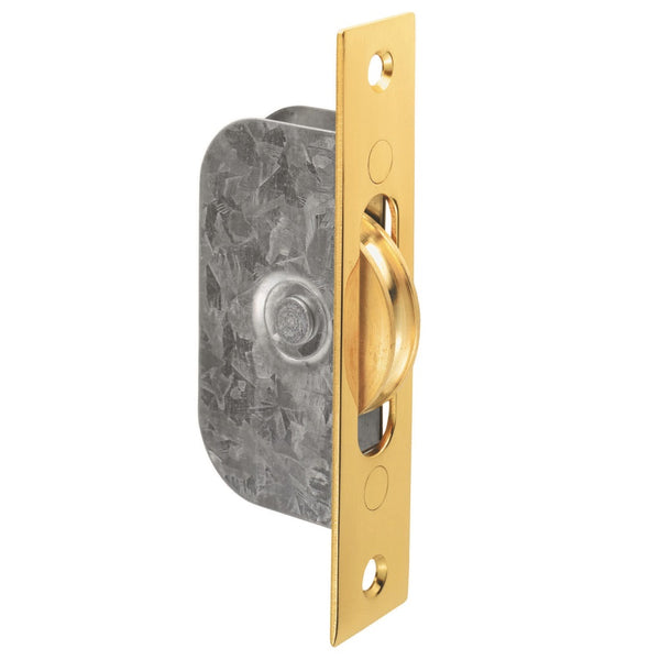 Sash Window Axle Pulley Brass Wheel Polished Brass AQ93