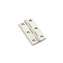Heavy Pattern Solid Brass Cabinet Butt Hinge 2.5"