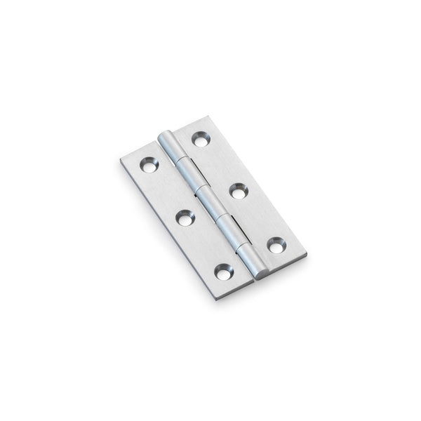 Heavy Pattern Solid Brass Cabinet Butt Hinge 2.5" Satin Chrome AW064-CH-SC