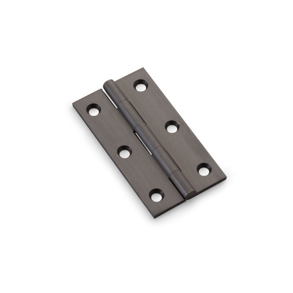 Heavy Pattern Solid Brass Cabinet Butt Hinge 3" Dark Bronze AW075-CH-DBZ