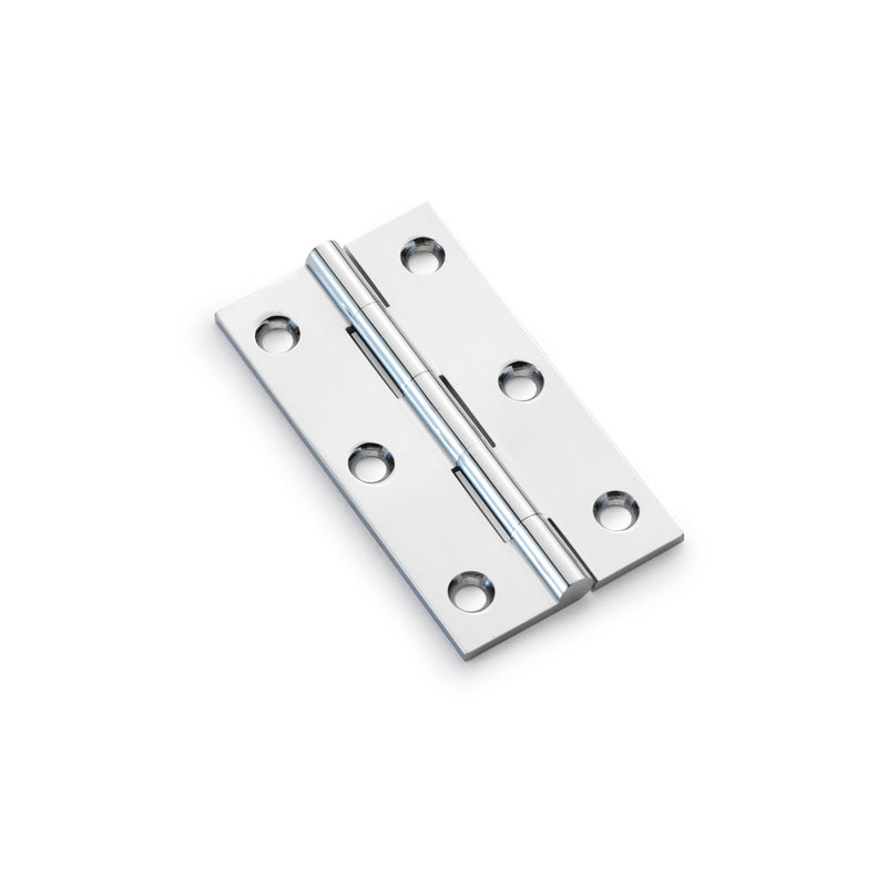 Heavy Pattern Solid Brass Cabinet Butt Hinge 3" Polished Chrome AW075-CH-PC