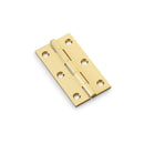 Heavy Pattern Solid Brass Cabinet Butt Hinge 3"