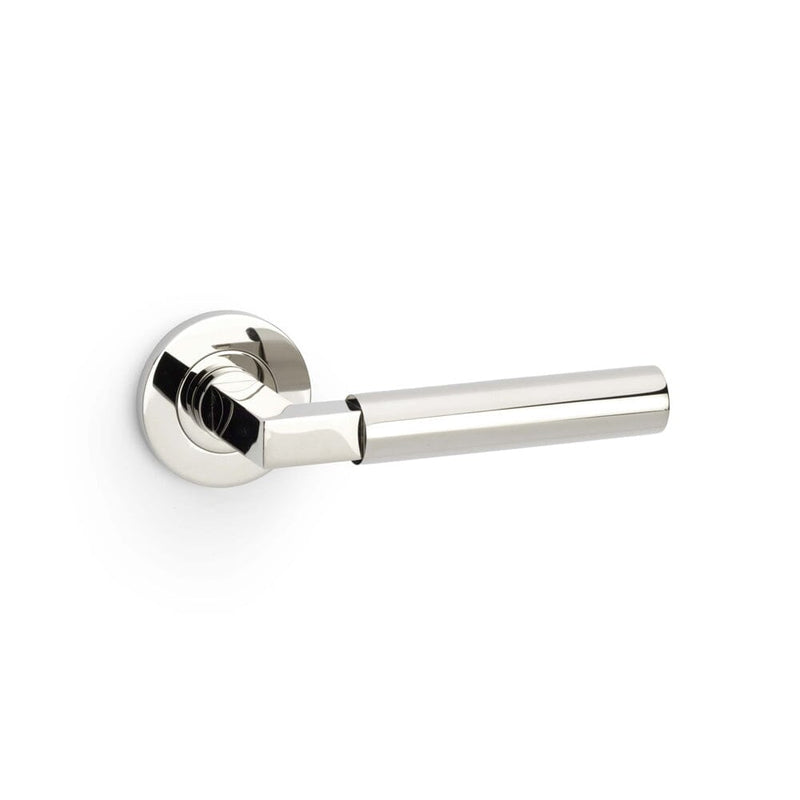 Hurricane Plain Lever on Round Rose