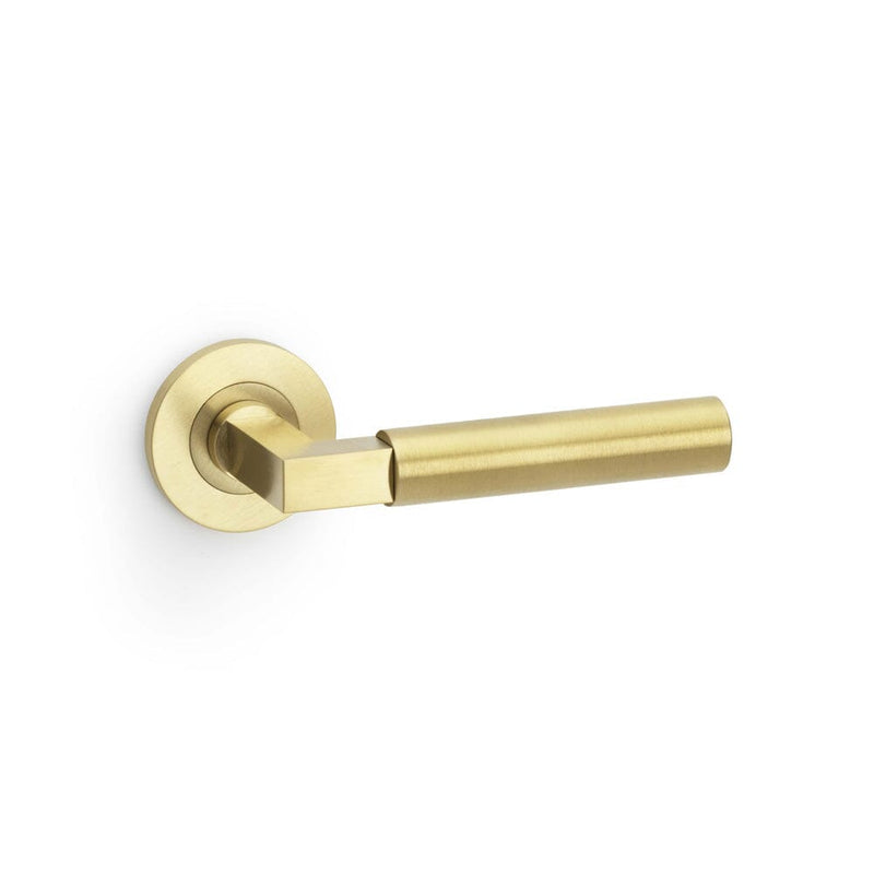 Hurricane Plain Lever on Round Rose