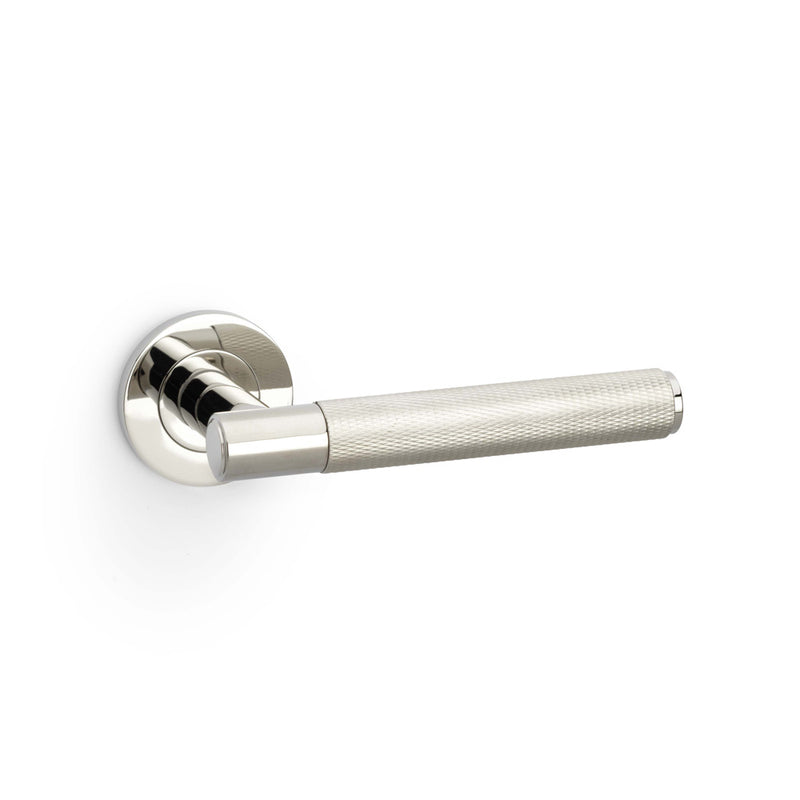 Spitfire Knurled Lever on Round Rose (Latch & Hinges Included)