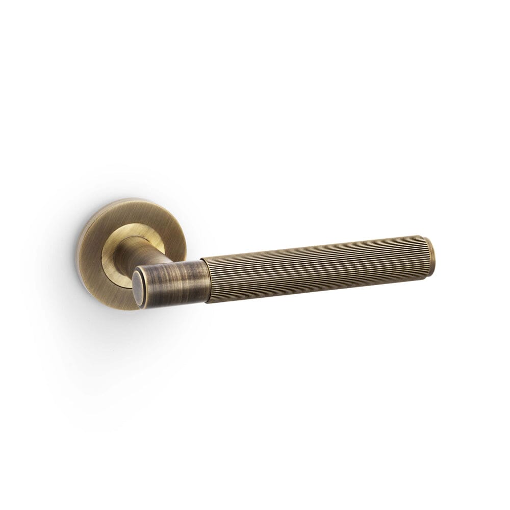 Spitfire Reeded Lever on Round Rose