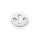 Victorian Standard Profile Escutcheon Escutcheon Alexander & Wilks Polished Nickel 