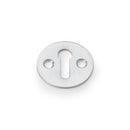 Victorian Standard Profile Escutcheon Escutcheon Alexander & Wilks Satin Chrome 