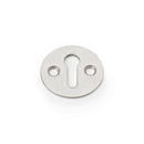 Victorian Standard Profile Escutcheon Escutcheon Alexander & Wilks Satin Nickel 