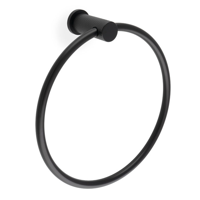 Brunel Diamond Knurled Towel Ring
