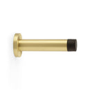 Cylinder Projection Door Stop on Rose Door Stop Alexander & Wilks Satin Brass 