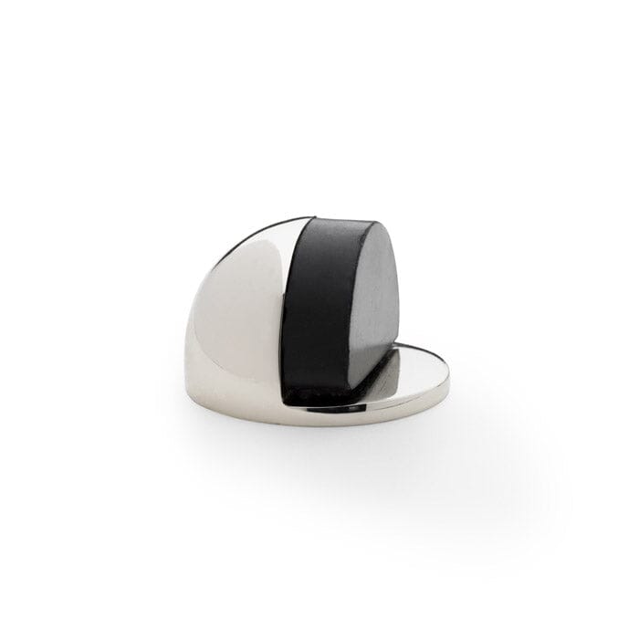 Shield Floor Mounted Door Stop Door Stop Alexander & Wilks Polished Nickel 