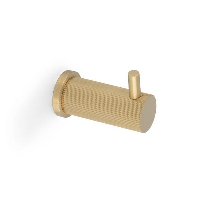 Brunel Reeded Coat Hook On 25mm ROSE