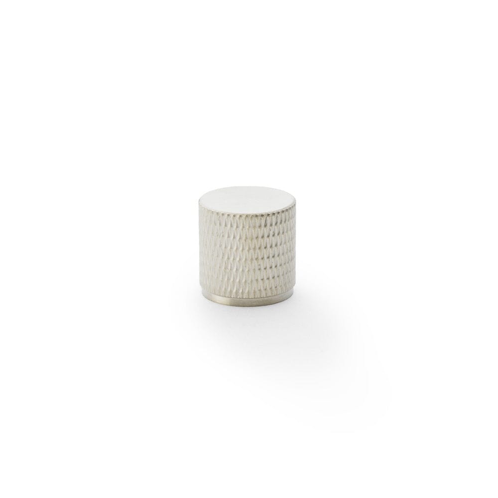 Brunel Knurled Cylinder Cupboard Knob 20mm