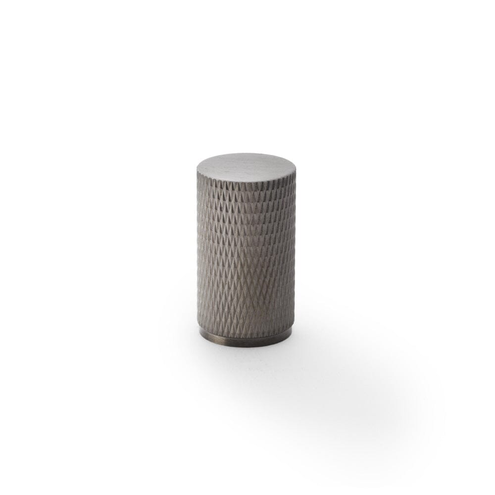 Brunel Knurled Cylinder Cupboard Knob 35mm