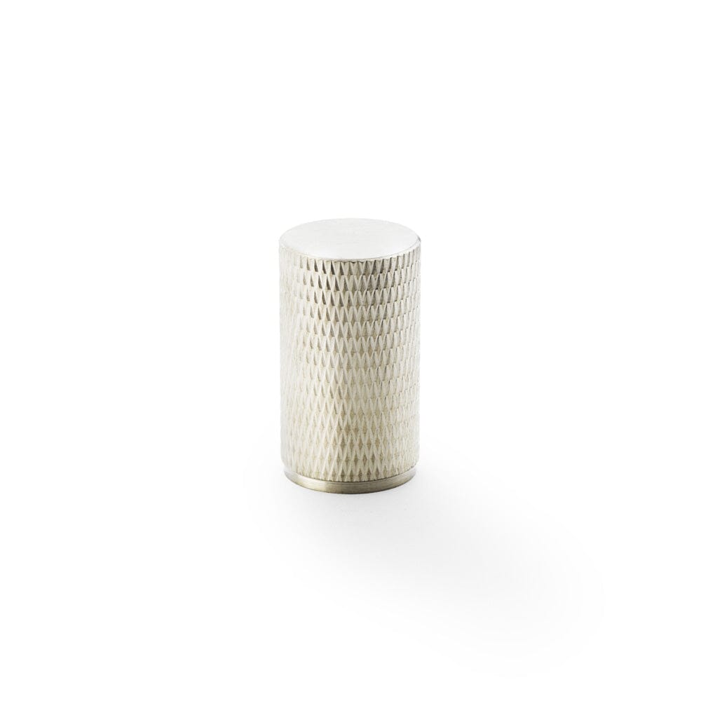 Brunel Knurled Cylinder Cupboard Knob 35mm
