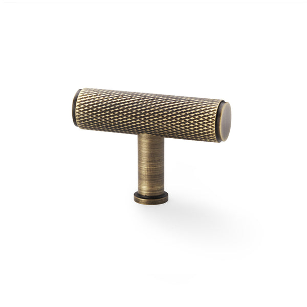 Crispin Knurled T-bar Cupboard Knob